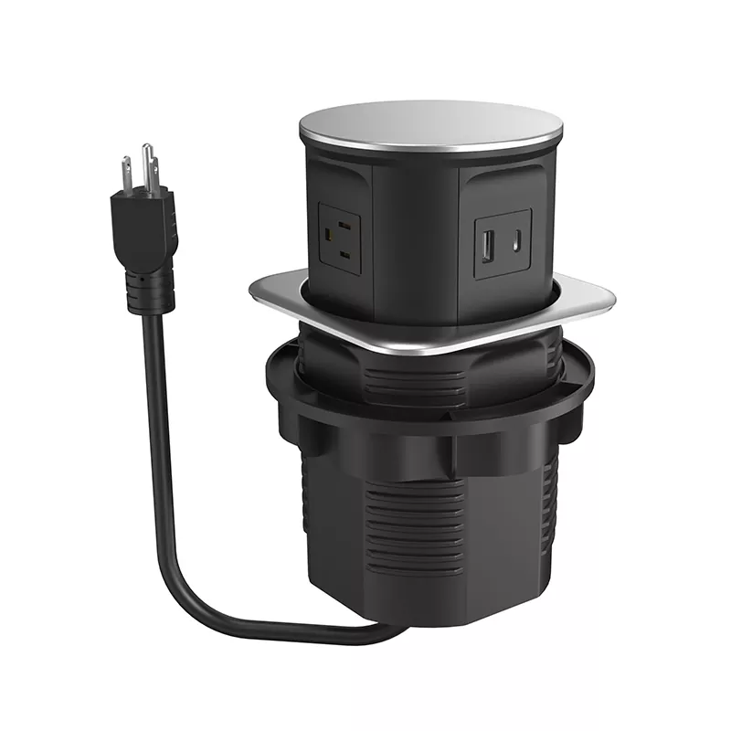 3 izhodi Plastični dovod za mizo 3 izhodi Plastični dovod za mizo