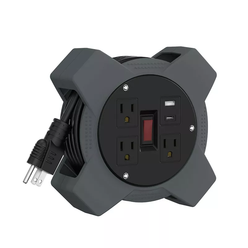 3 vtičnice USB Plastični kolut za kabel 20ft