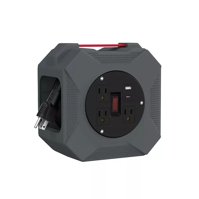 3 vtičnice Usb2.4a Plastični kolut za kabel 45ft