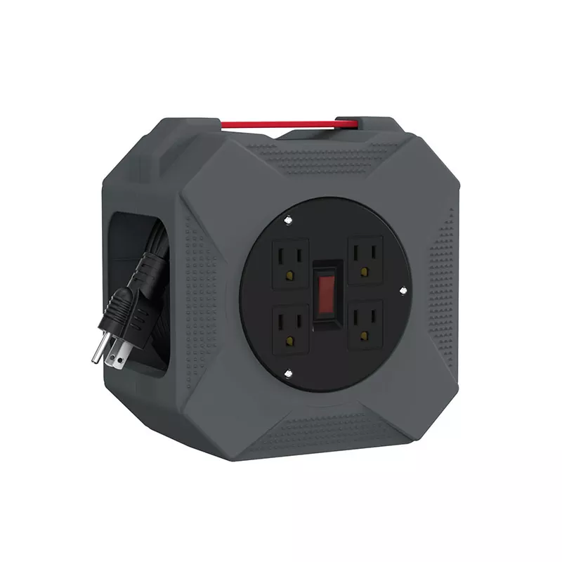 4 vtičnice Plastični kolut za kabel 45ft