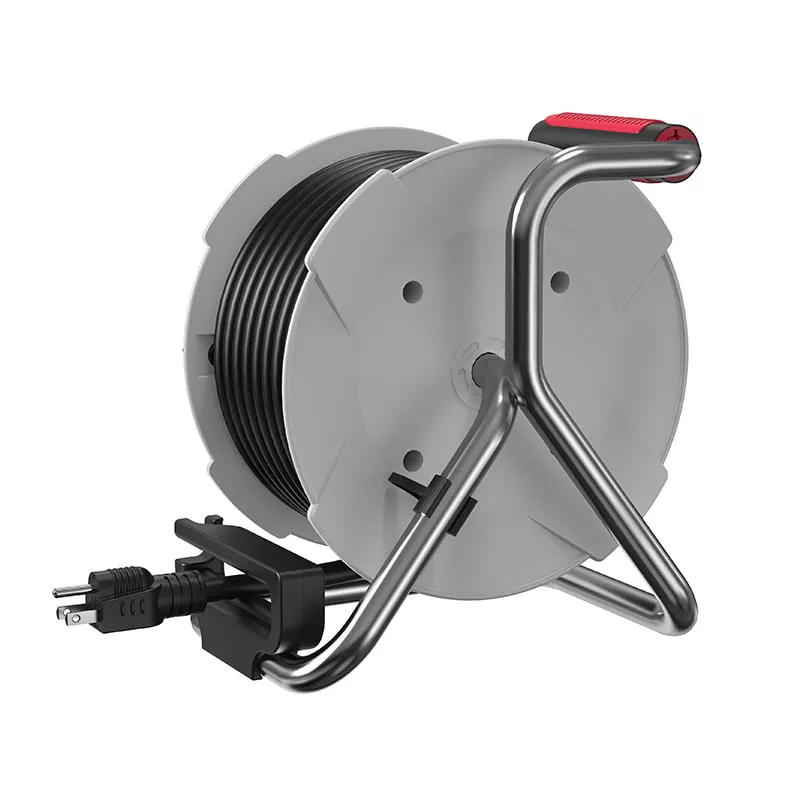 Plastični kolut za kabel s 4 vtičnicami 50 ft z zaščito pred preobremenitvijo