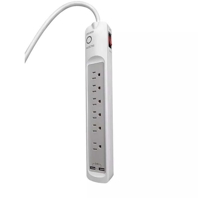 6 vtičnic USB 2.4a Power Strip