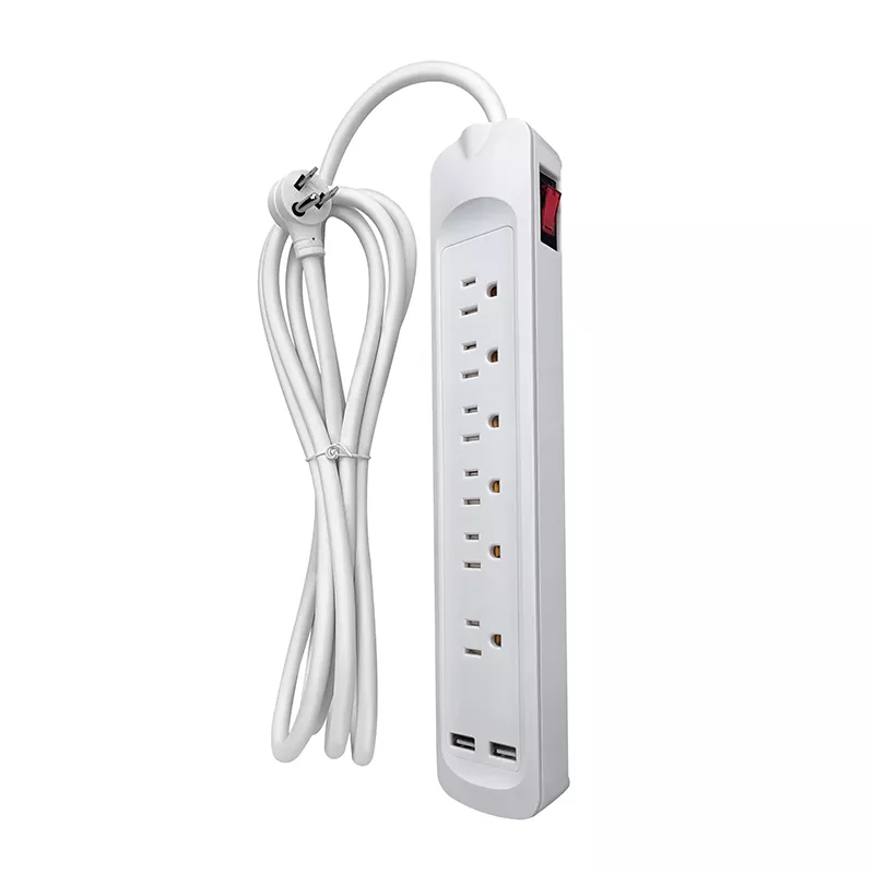 6 vtičnic USB Power Strip