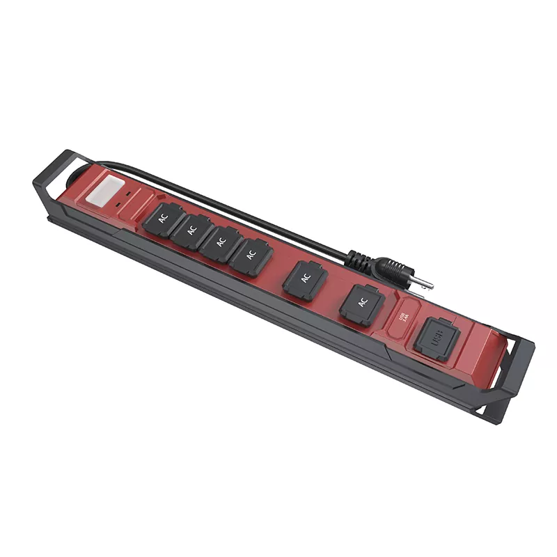 Vodotesen napajalnik USB 3.4a s 6 vtičnicami Vodotesen napajalnik USB 3.4a s 6 vtičnicami