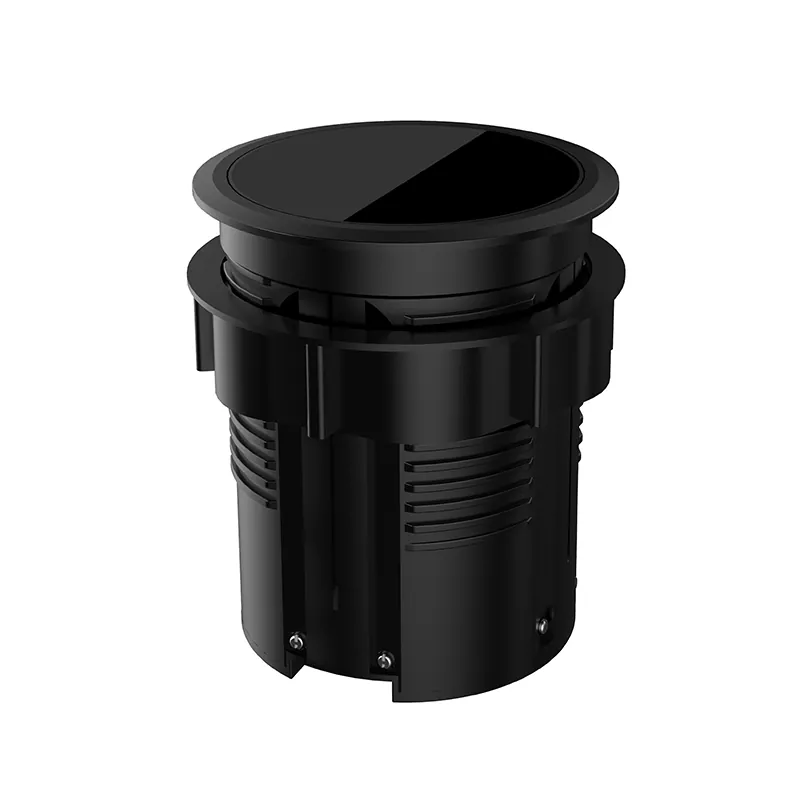 3 Outlets Usb Plastic Desk Inlet